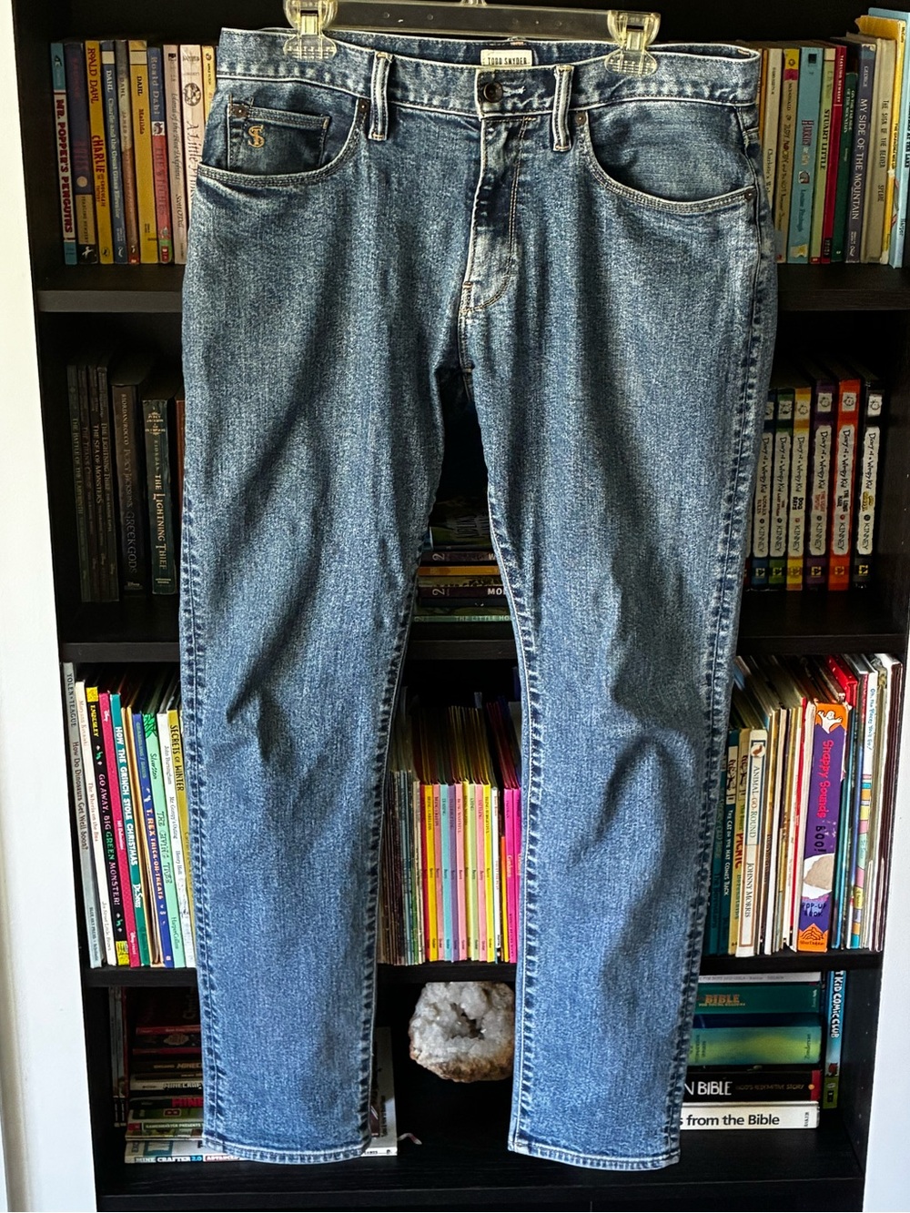 Todd Snyder Slim Jeans in Vintage Blue Wash 32x32! Bought off website!